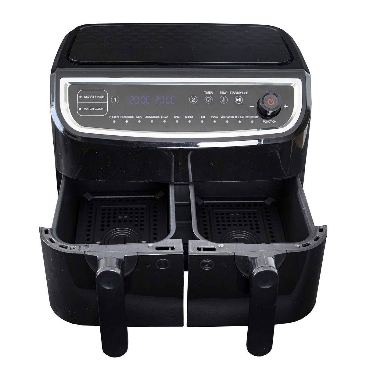Gastronoma 18290003 - Dubbele vetarme airfryer